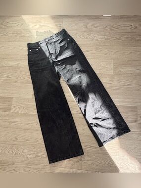 Everlane Black Wide-Leg Sailor Jeans